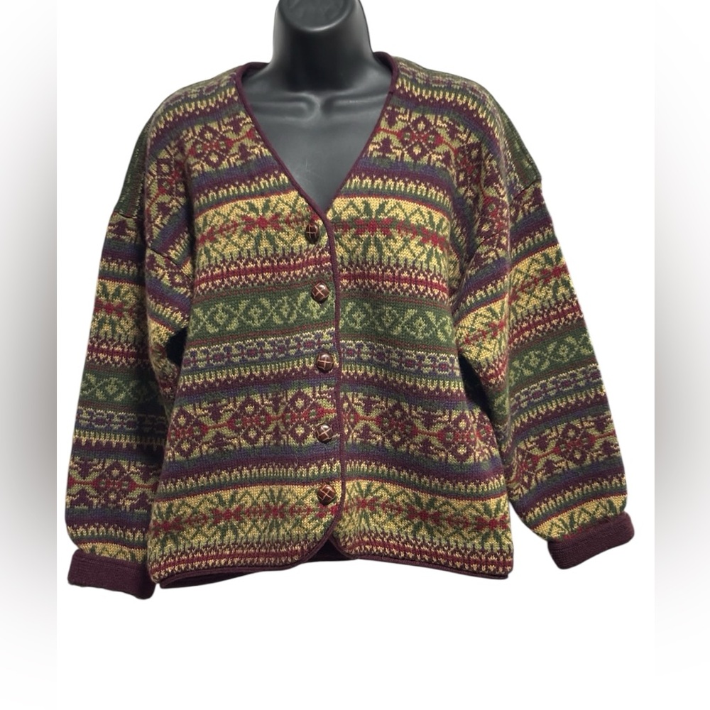 Vintage Canary Island Faire Isle Women's Sweater